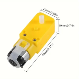 Caja de Engranajes Magnética TT para Motor DC, 3V-6V Doble Eje para Proyectos de Robots Arduino