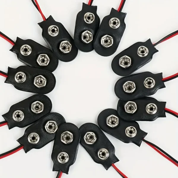 Conectores De Clip De Batería Tipo I De 9 V, Clip De Batería De 9 Voltios, - Image 2