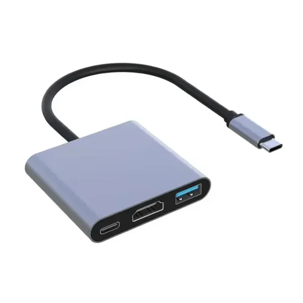 Adaptador Convertidor C A Multipuerto Usb Tipo C 3 En 1 Hdmi - Image 11