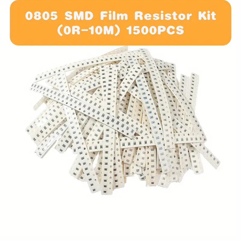 Kit de Resistentes de Película SMD de Alta Calidad 0R~10m 1206/0805, Precisión 1%, 60 Tipos*25pcs c/u  1500 piezas - Image 4