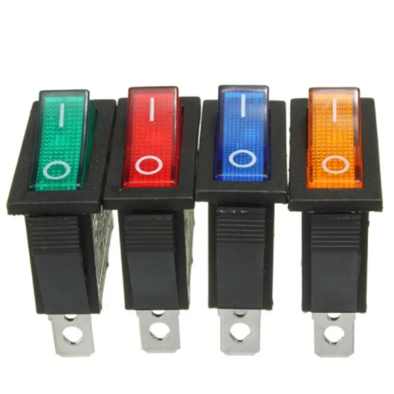 Mini interruptor basculante para barco a presión 15A 250V AC 20A 125V AC - Image 2