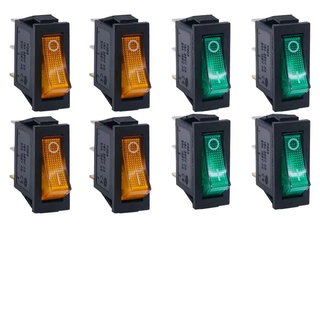 Mini interruptor basculante para barco a presión 15A 250V AC 20A 125V AC - Image 11