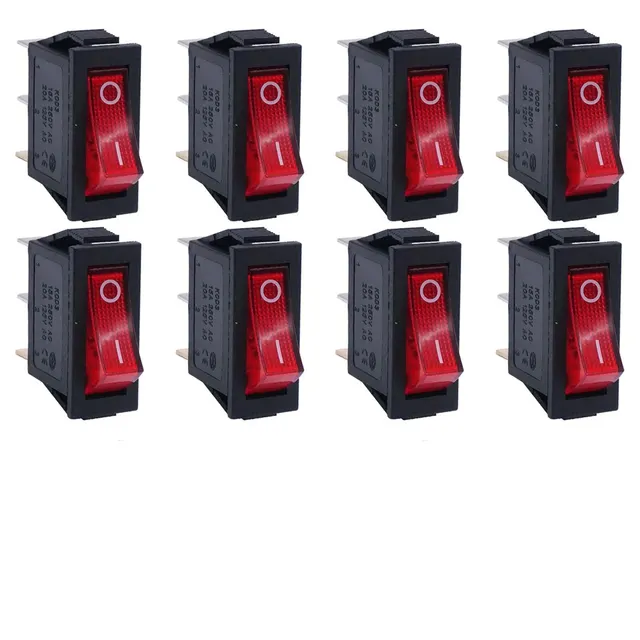 Mini interruptor basculante para barco a presión 15A 250V AC 20A 125V AC - Image 8