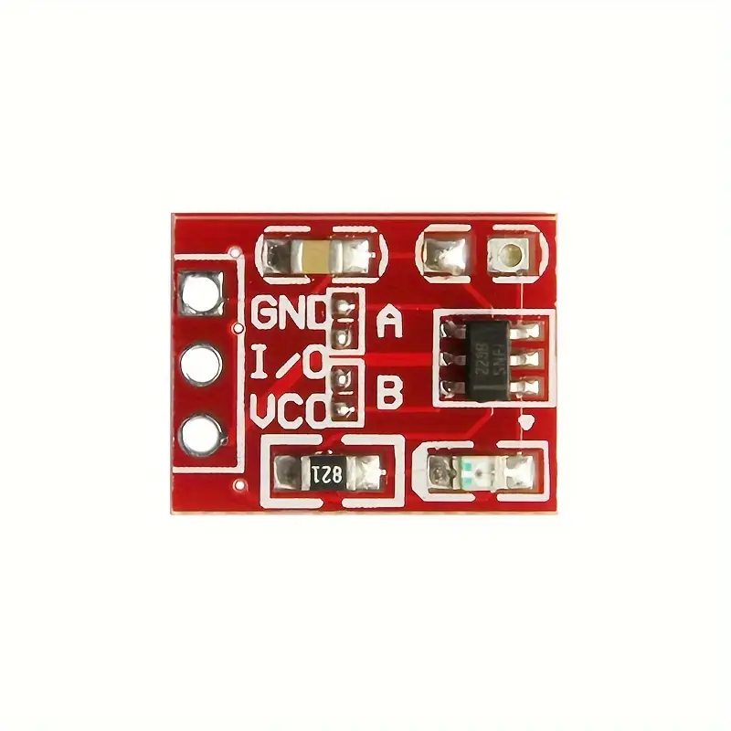 Módulo con botón de interruptor capacitivo para tecla táctil TTP223, Sensor de Interruptor táctil - Image 4