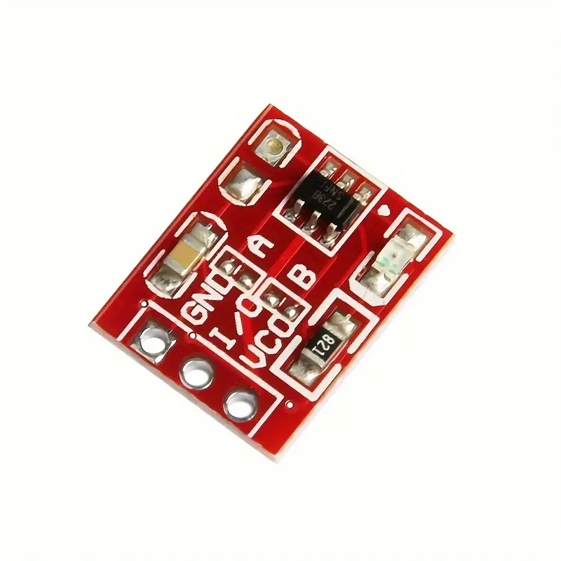 Módulo con botón de interruptor capacitivo para tecla táctil TTP223, Sensor de Interruptor táctil - Image 6