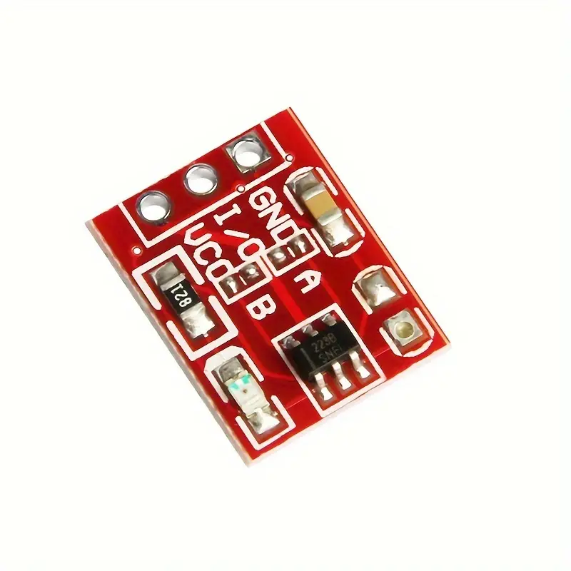Módulo con botón de interruptor capacitivo para tecla táctil TTP223, Sensor de Interruptor táctil - Image 5