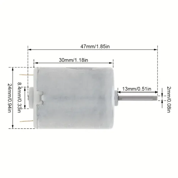 Motor R280 DC 12-24V 24000RPM Micro Motor De Alta Velocidad Para Juguetes DIY - Image 5