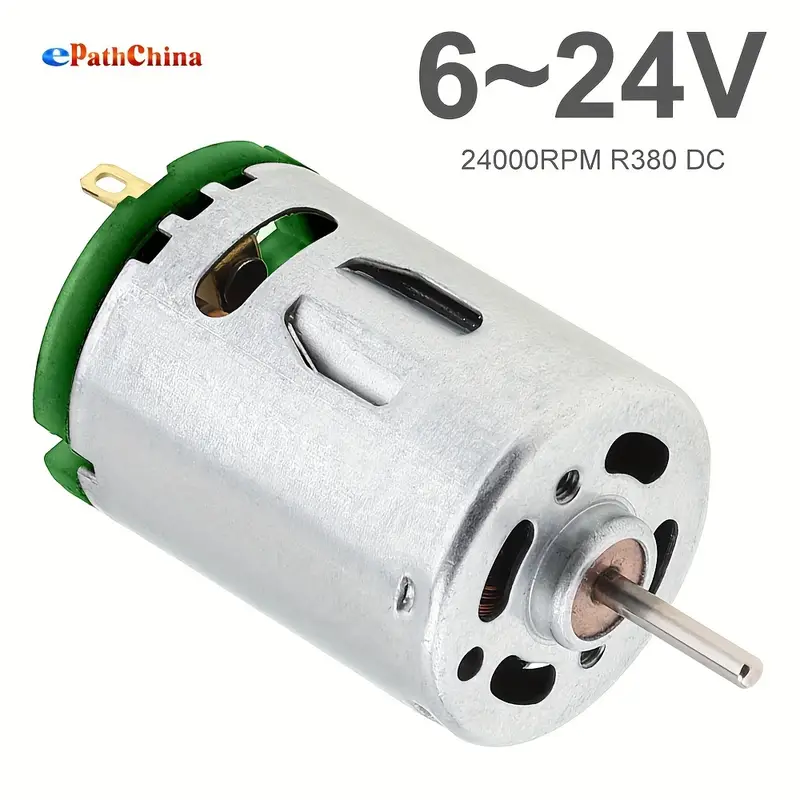 Motor R380 De 6-24V CC, 24000RPM, Micro Motor De Alta Velocidad, Motor De Acero Inoxidable - Image 8