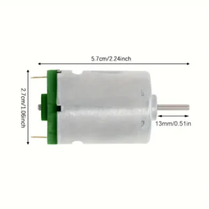 Motor R380 De 6-24V CC, 24000RPM, Micro Motor De Alta Velocidad, Motor De Acero Inoxidable