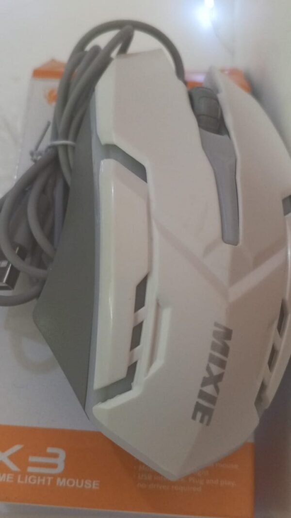 Mouse Mixie Usb. Optical Modelo: X3 Blanco