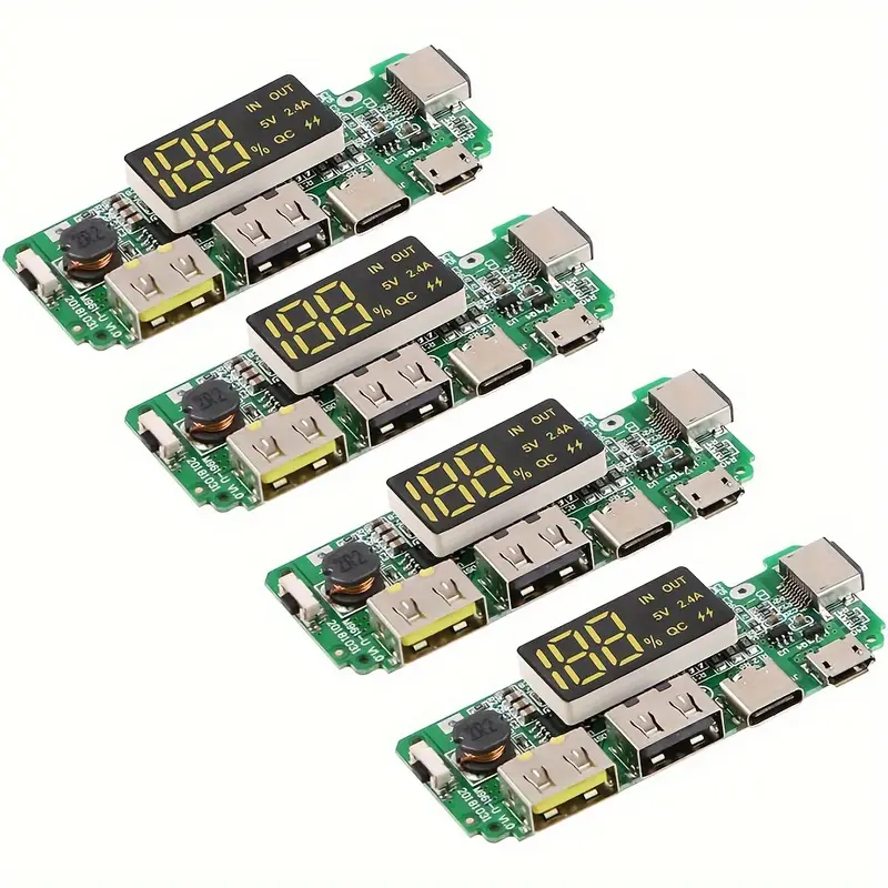 Placa de Carga 18650 con Doble USB 5V 2.4A Módulo de Energía Móvil, Placa Cargadora de Batería de Litio 18650 - Image 2