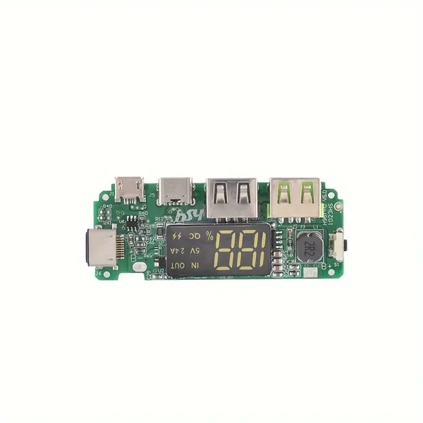 Placa de Carga 18650 con Doble USB 5V 2.4A Módulo de Energía Móvil, Placa Cargadora de Batería de Litio 18650 - Image 6