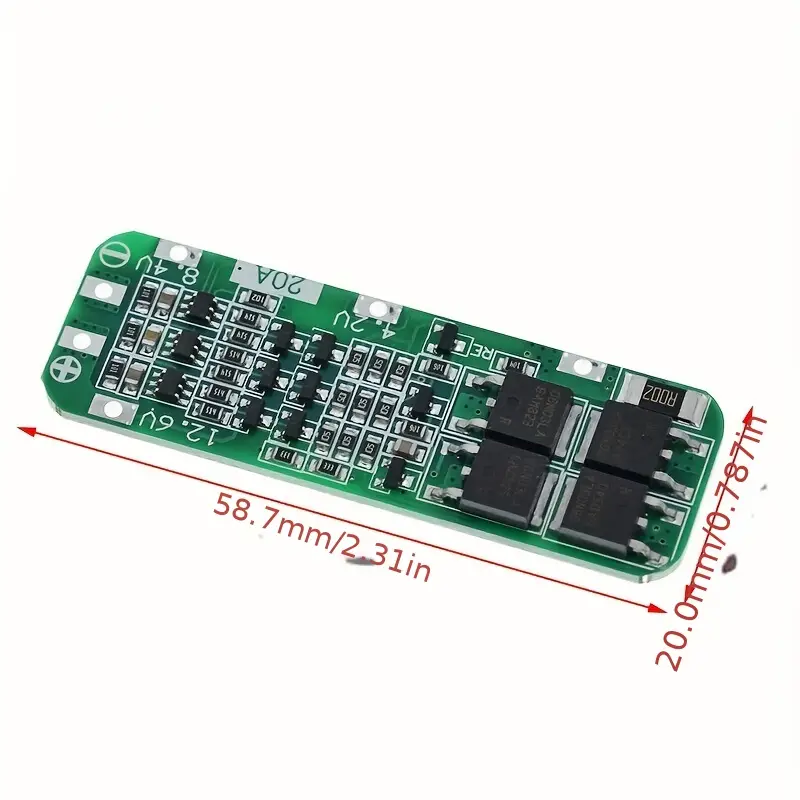Placa de Protección de Batería de Ión de Litio 3S 20A - Image 6