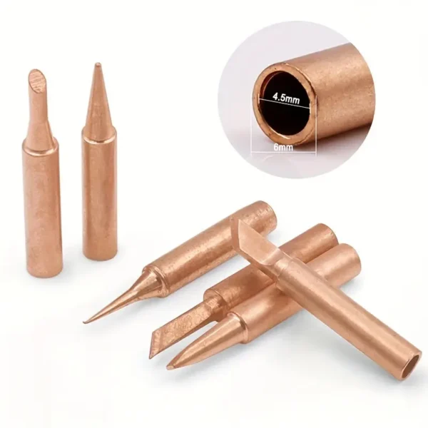  Puntas de Soldador de Cobre Premium - Accesorios Profesionales para Soldador Electrónico - Image 6