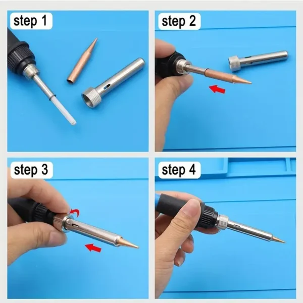  Puntas de Soldador de Cobre Premium - Accesorios Profesionales para Soldador Electrónico - Image 4
