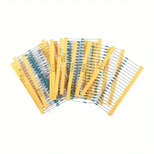 Kit  de Resistencias para Raspberry Pi - 600pcs, 130 Valores  (1 Ohm-3.0 metros), Película Metálica de 1/4W,