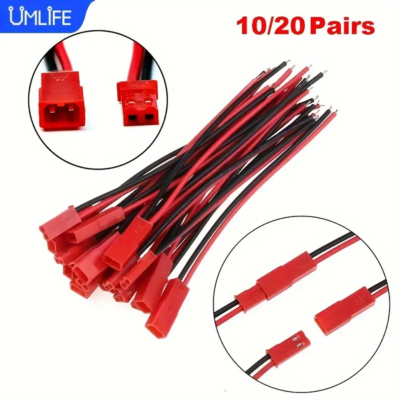 UMLIFE par de Conectores JST de 2 Pines - Cables Macho y Hembra - Image 6