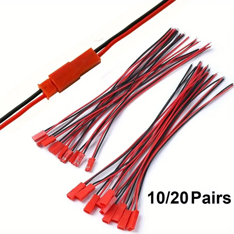 UMLIFE par de Conectores JST de 2 Pines - Cables Macho y Hembra - Image 5