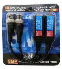 Video Balum para camaras Calidad Premium Hasta 8 mp Para Cctv Hd