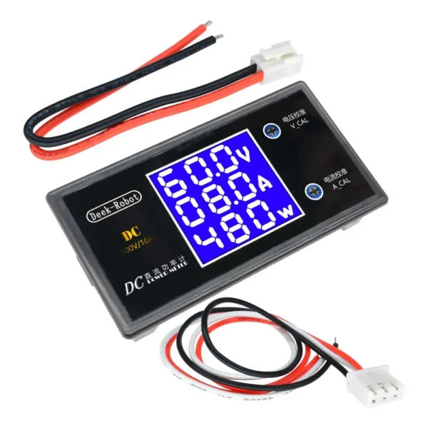 Voltímetro Digital LCD, amperímetro, vatímetro, medidor de potencia de corriente de voltaje, Detector de voltios, Monitor DC 0 a 100V 10A 1000W - Image 5