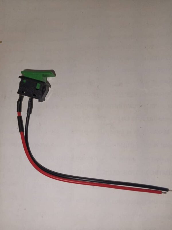 Pulsador de Bocina Rect 10A 125V 6A 250V con Cable Negro Rojo KCD1 LY601 - Image 3