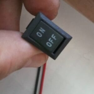 switch interruptor de botón 15x21mm SPST 2Pin 6A 250V 10A 125V KCD1-101 interruptor basculante con cable