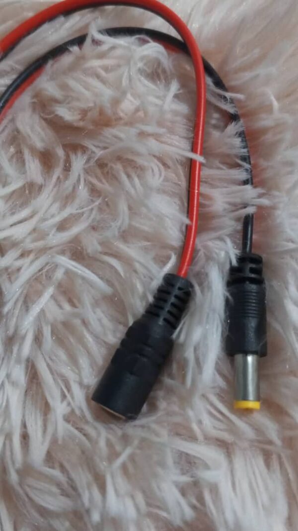 Conector de cable de toma de corriente de 12 V CC 5,5*2,1 mm Enchufe macho hembra