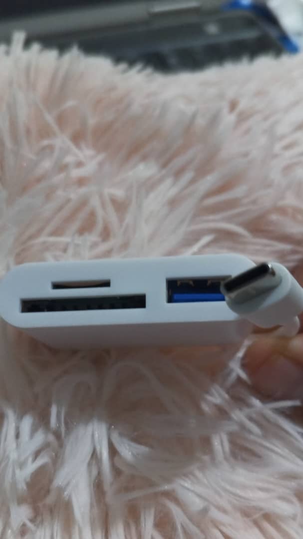 Adaptador tipo C 3 en 1 Multipuerto TF CF SD Lector de tarjetas de memoria - Image 6