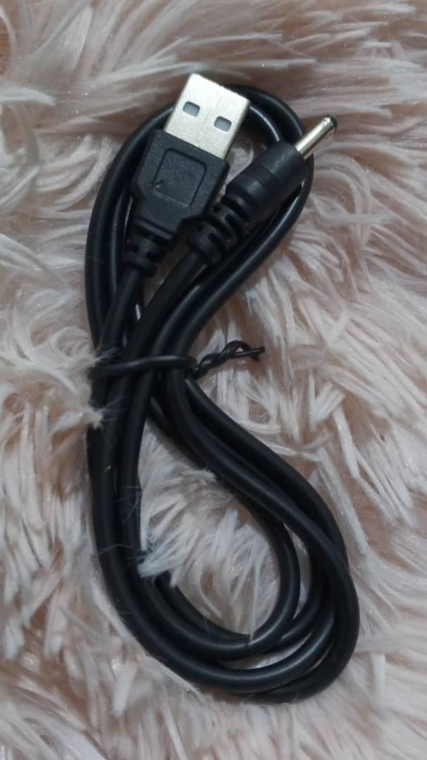 Cable de Poder USB a DC 2.5mm de 1 Metro - Adaptador Conector para Cargar Dispositivos Electrónicos - Image 2