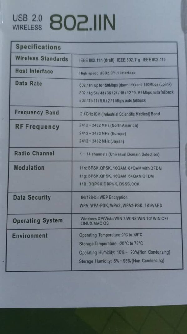 ANTENA RED USB WIFI DE 1200 MBPS CON CD - Image 6