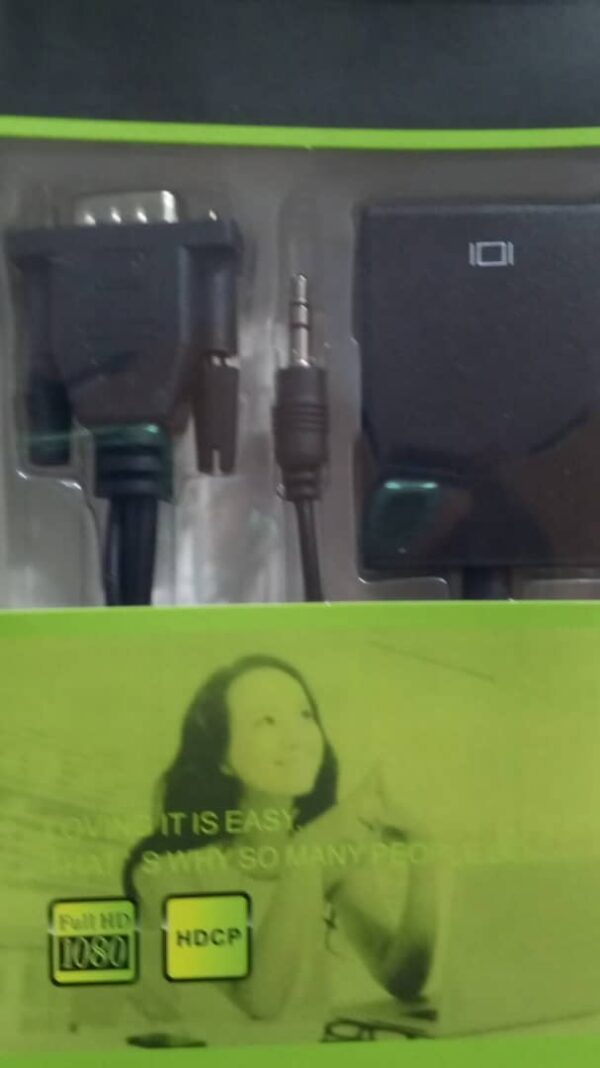 Convertidor Adaptador Vga A Hdmi Vga Macho Hdmi Hembra Pc Tv