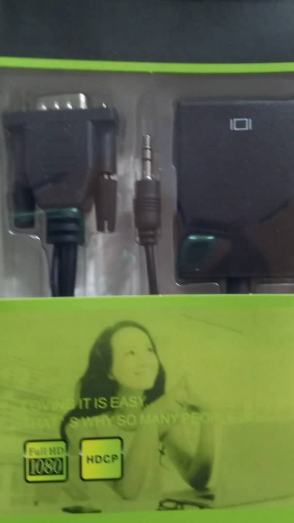 Convertidor Adaptador Vga A Hdmi Vga Macho Hdmi Hembra Pc Tv