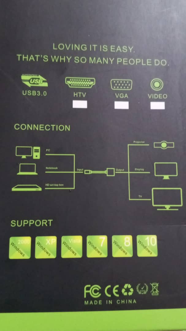 Convertidor Adaptador Vga A Hdmi Vga Macho Hdmi Hembra Pc Tv - Image 5