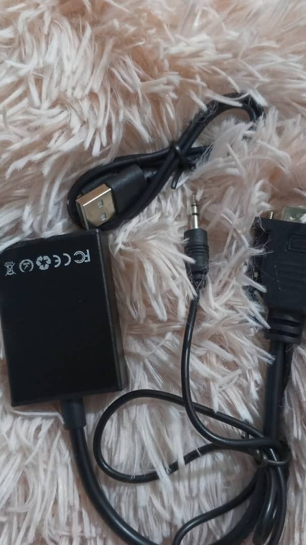 Convertidor Adaptador Vga A Hdmi Vga Macho Hdmi Hembra Pc Tv - Image 4