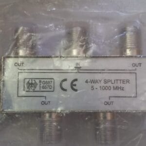 Splitter Distribuidor  4 VIAS 5-1000 MHZ Coaxial