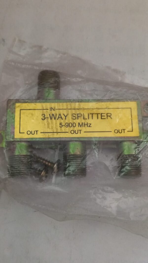 Splitter De 3 Vias, 1 in 3 out, Cable Coaxial - Image 3
