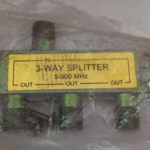Splitter De 3 Vias, 1 in 3 out, Cable Coaxial