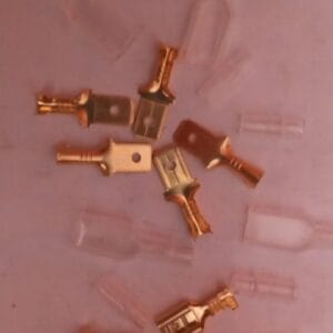 Terminales De Engarzado Aislados, 5 pares Conectores De Cable Eléctrico De Sellado, Kit Surtido De Conectores De Terminal De Pala,