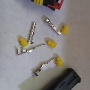 Conectores Eléctricos de 2 Pines, Enchufes Macho y Hembra para Coches