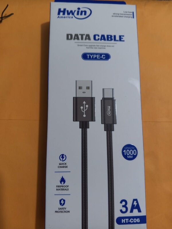 Cable Para Celular Tipo C 3A Data Cable HT-C06 - Image 2