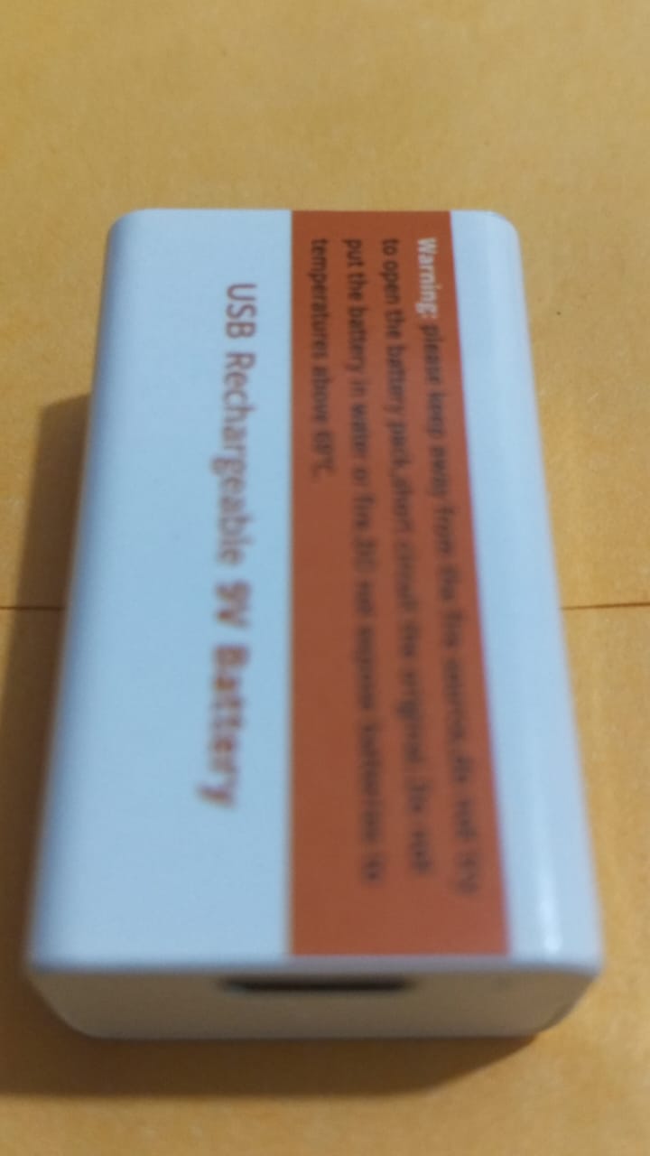 Batería recargable de iones de litio para multímetro, pila de 9 V, 2024 mAh, Micro USB - Image 4