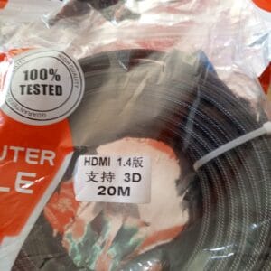 Cable Hdmi 20 Metros Full Hd 4k 3d 1.4v Tv Naylon Profesional