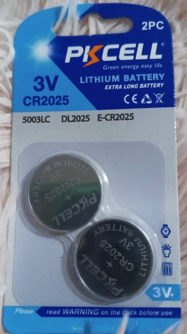Batería / Pila Cr2025 / 3v 2 pilas pikcell