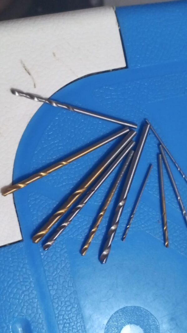 mechas para taladro recubiertas de titanio, juego de brocas de acero de alta velocidad HSS, herramientas eléctricas de alta calidad, 1/1, 5/2/2, 5/3mm 9 unidades - Image 4