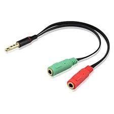 Adaptador de audio de 2 hembra a 1 macho de 3.5mm para auriculares y micrófonos - Image 2