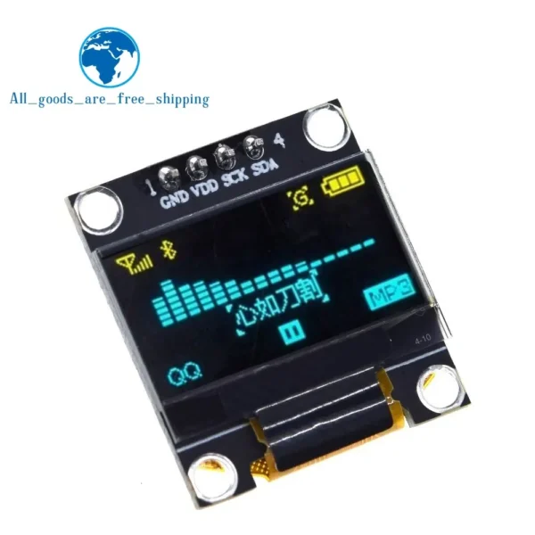 Módulo de pantalla OLED blanco serial IIC de 0,96 pulgadas con certificación ROHS  pantalla LCD para Arduino - Image 2