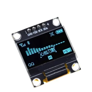 Módulo de pantalla OLED blanco serial IIC de 0,96 pulgadas con certificación ROHS  pantalla LCD para Arduino