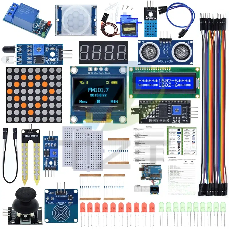 Kit de módulo sensor TZT arduino UNO R3 con pantalla LCD OLED 1602 de 0,96", relé - Image 3