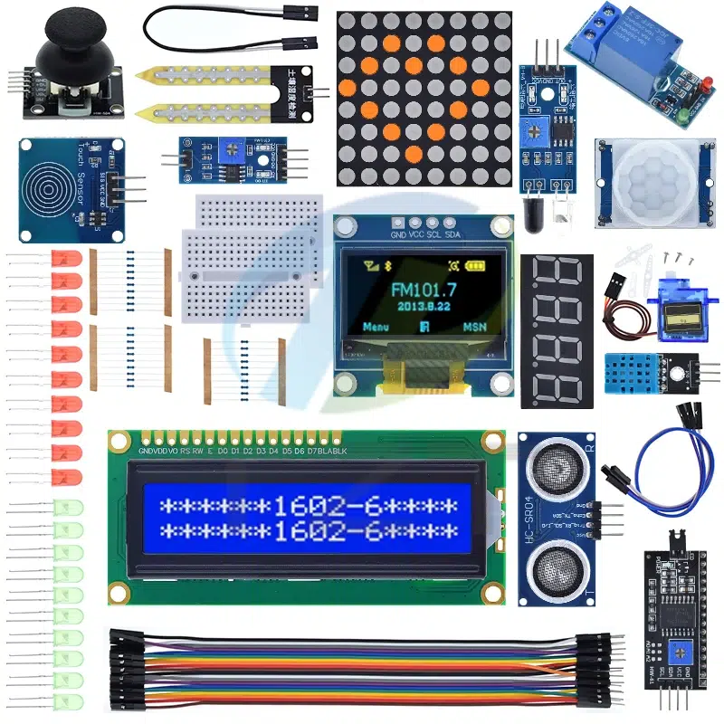 Kit de módulo sensor TZT arduino UNO R3 con pantalla LCD OLED 1602 de 0,96", relé - Image 4