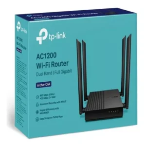 Router Tp Link Ac1200 Archer C64 - Doble Banda 5GHz, Gigabit, Alta Velocidad